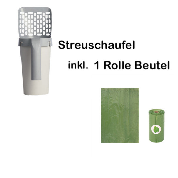 Katzenstreu Schaufel mit Auffangbehälter