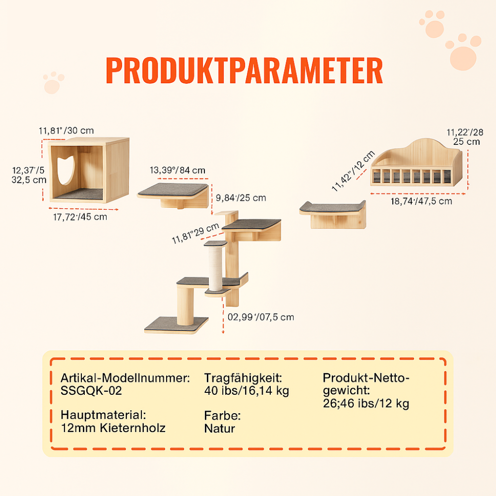 Wandmontierte Katzenregale – Spielplatz & Ruheoase für Ihre Katze mit Kletterbrettern, Hängematten & Kratzbaum